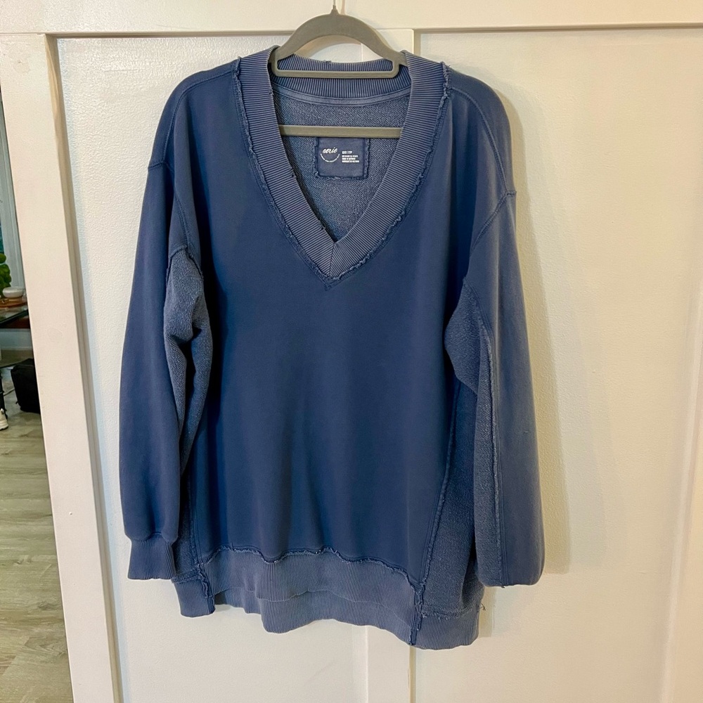 AERIE V-Neck Sweatshirt